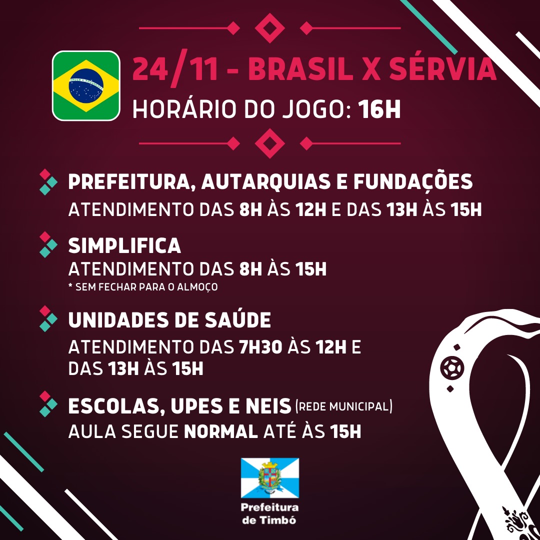 Horário de funcionamento - Copa do Mundo 2022, PAS-TRT8